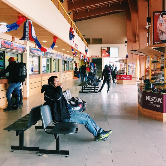 Bus Terminal at Puerto Natales