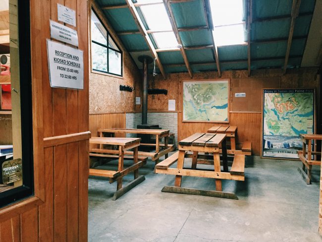 Cooking area at Los Cuernos