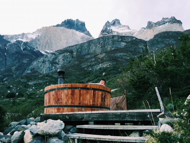 Staying at the cabins in Los Cuernos was a great mid-trek pick-me-up! 