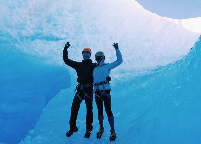 Ice-hiking with Big Foot Patagonia at Glacier Grey!